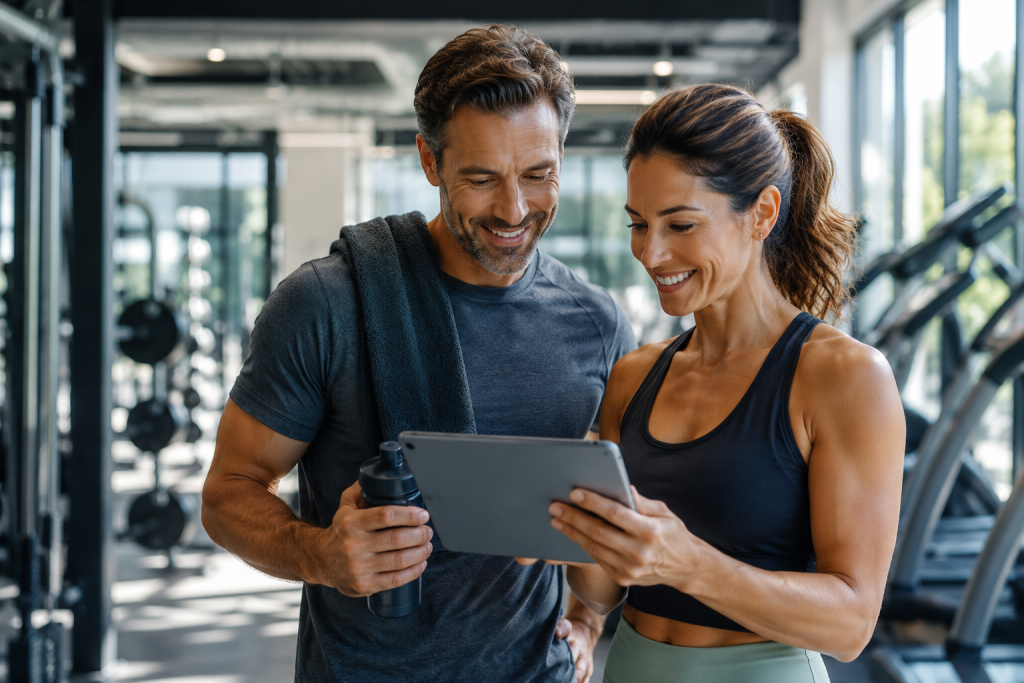 Collaborative Fitness Planning in a Modern Gym